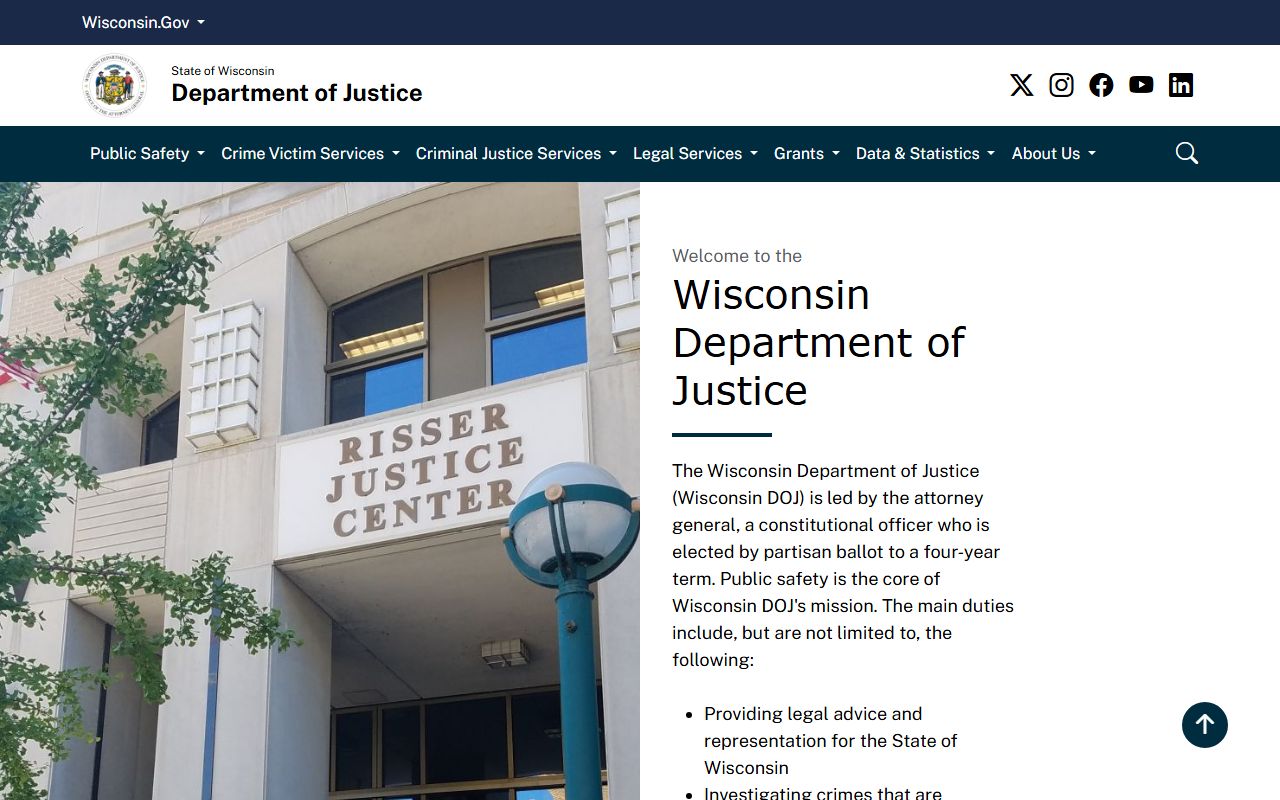 Wisconsin Department of Justice resources for Warrant Records