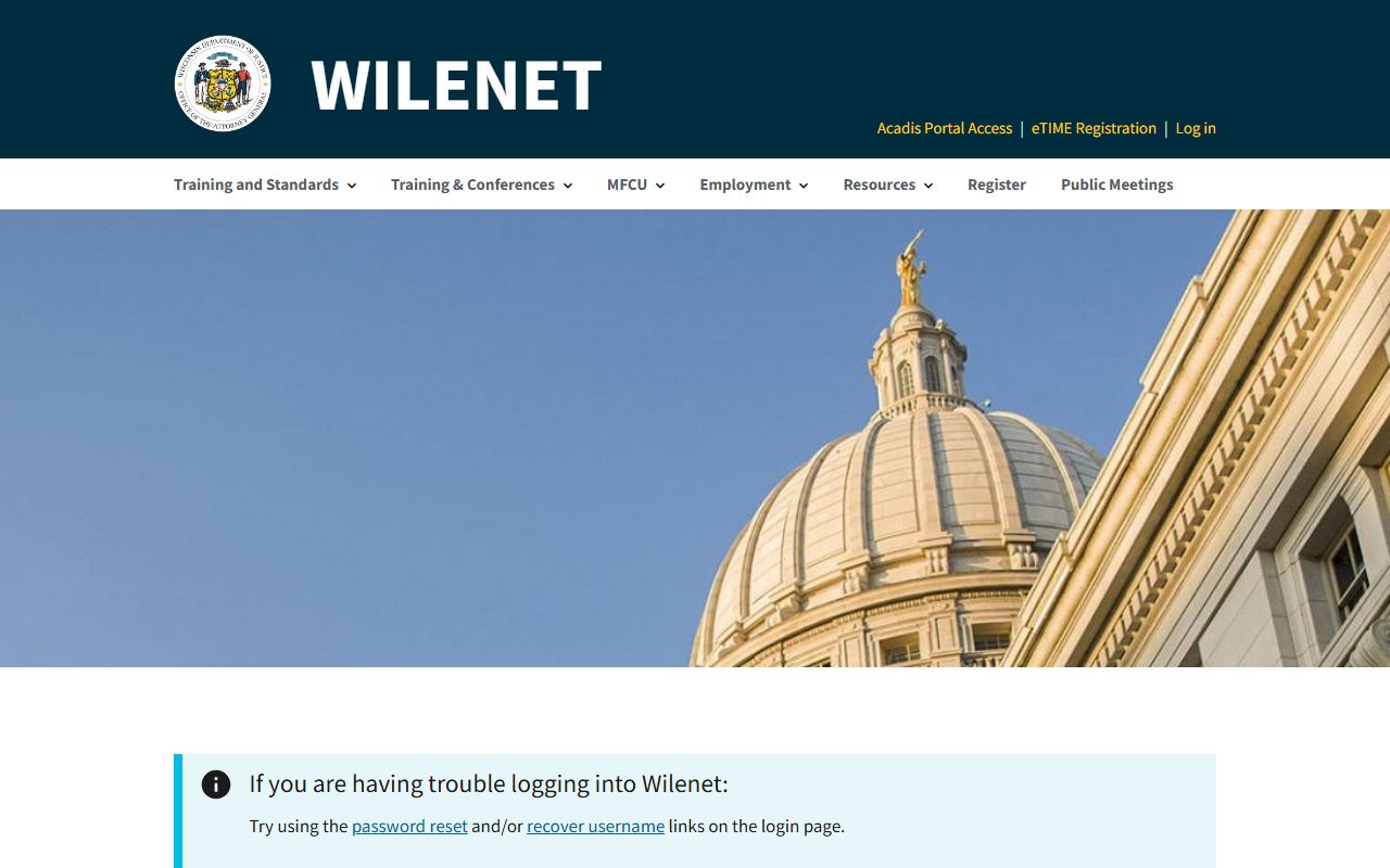 Wisconsin Law Enforcement Network context for Warrant Records
